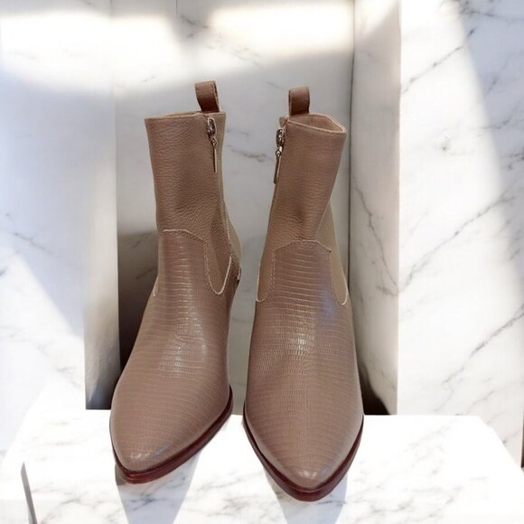 NWOT Kaanas Hague Cowboy Leather Bootie - Picture 7 of 13